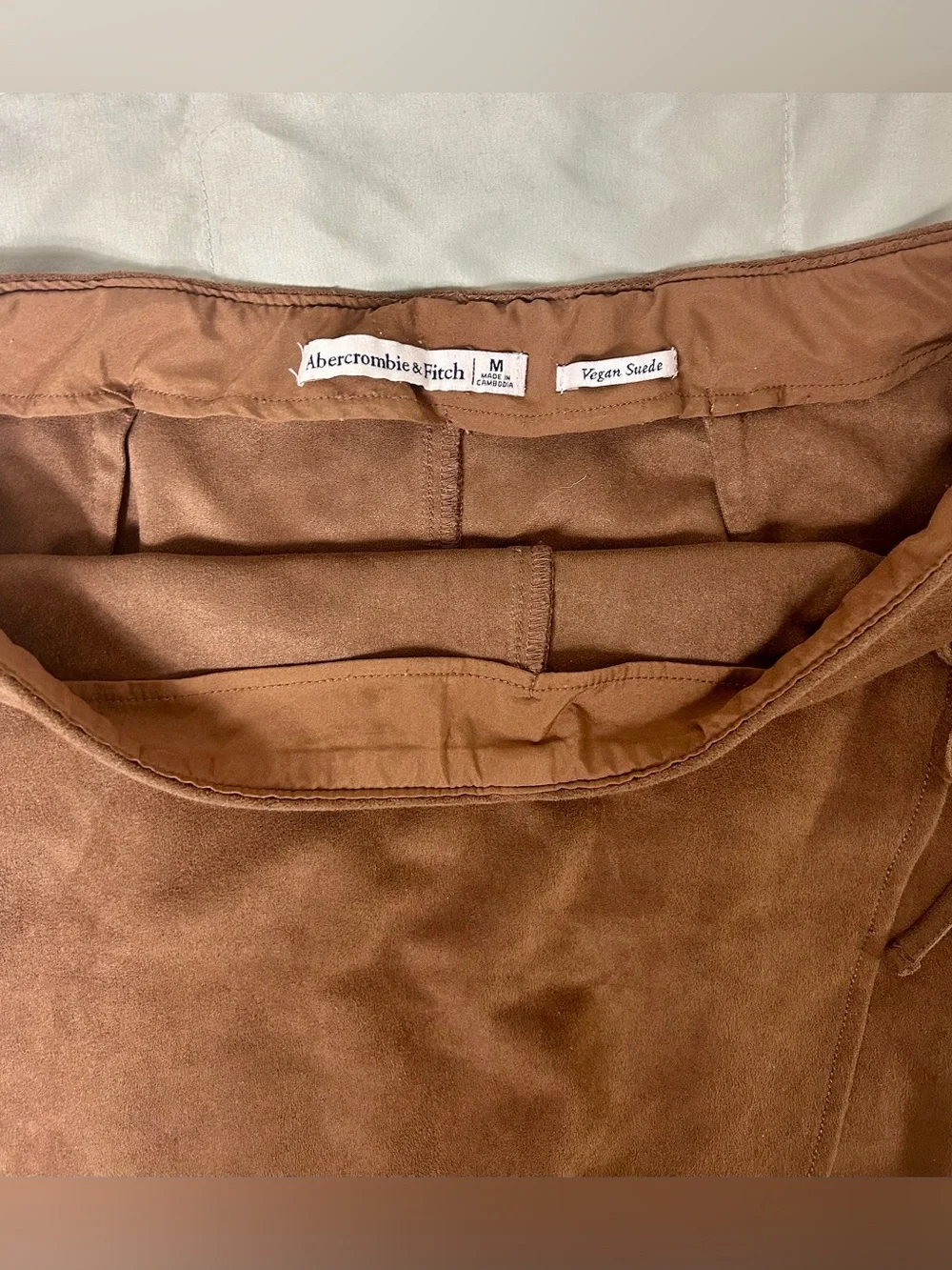 Brown Wrap-Front Women’s Shorts